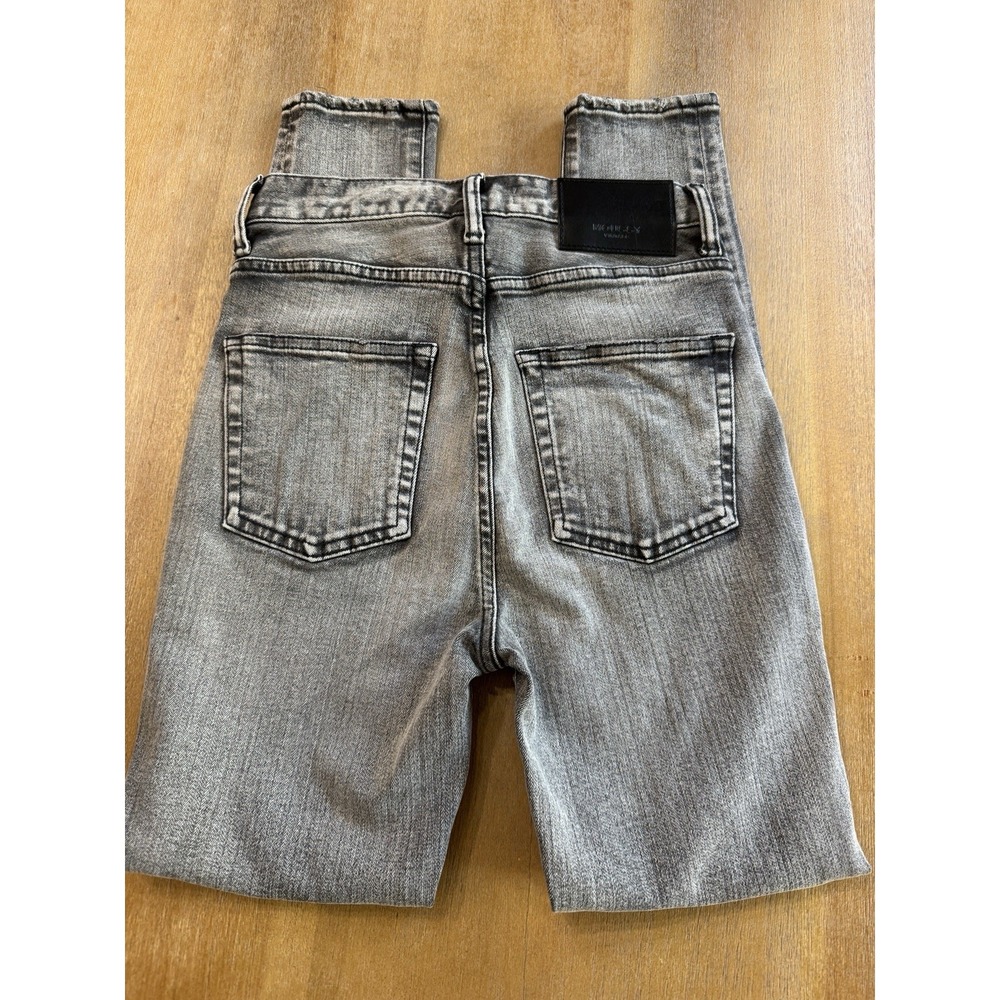 Moussy Vintage Women's Size 25 Jeans High Rise Stretch Gray Wash - Picture 11 of 16